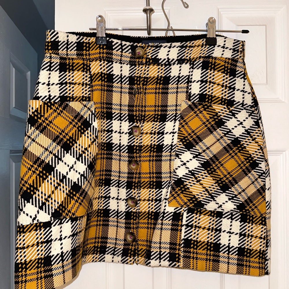 Maeve Plaid Mini Skirt